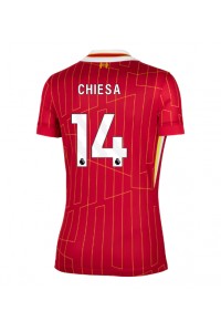 Liverpool Federico Chiesa #14 Voetbaltruitje Thuis tenue Dames 2024-25 Korte Mouw